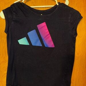 Adidas Kids Tee with Colorful Logo
